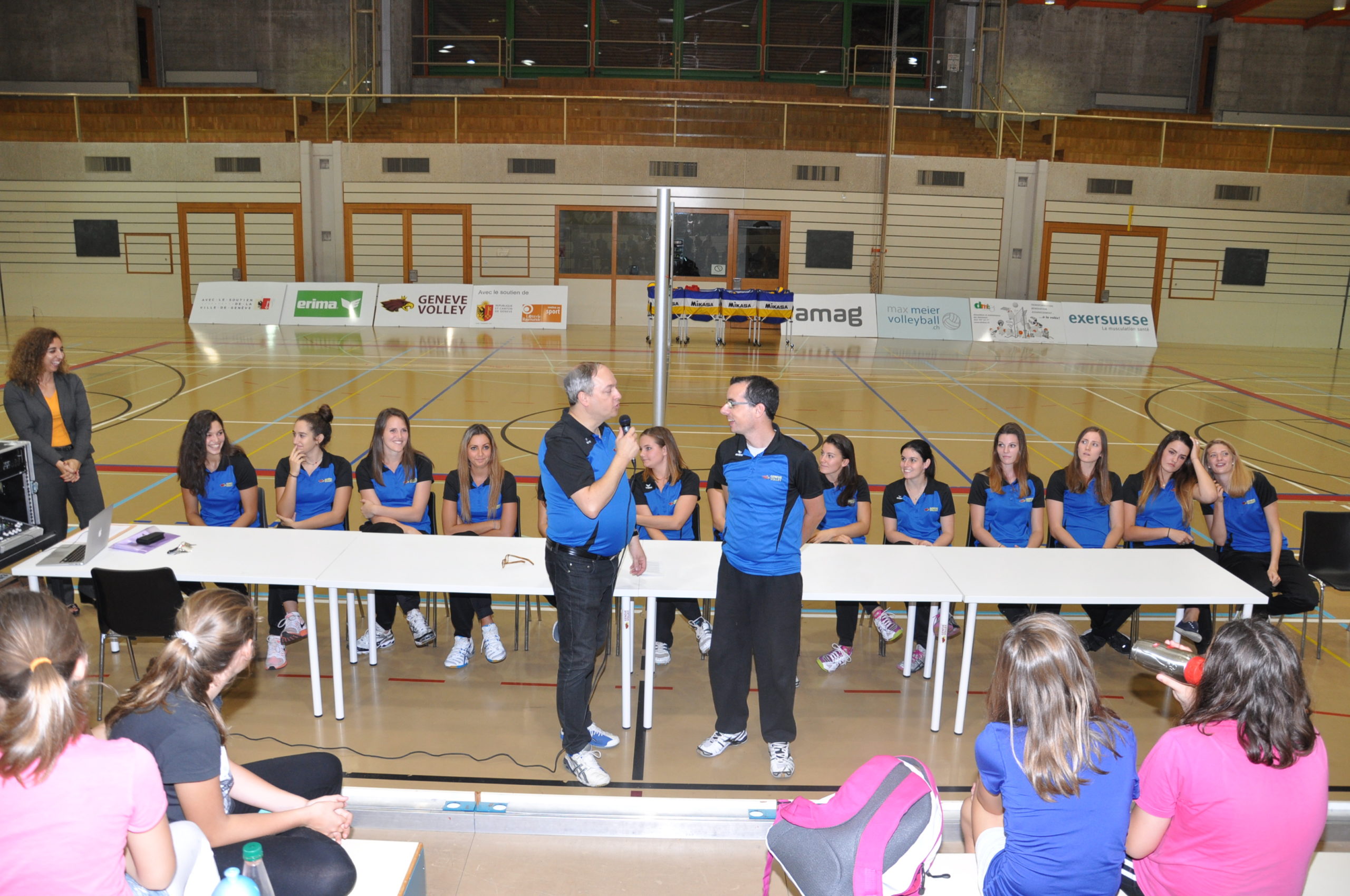 Les juniors s&rsquo;entraînent avec la première équipe !