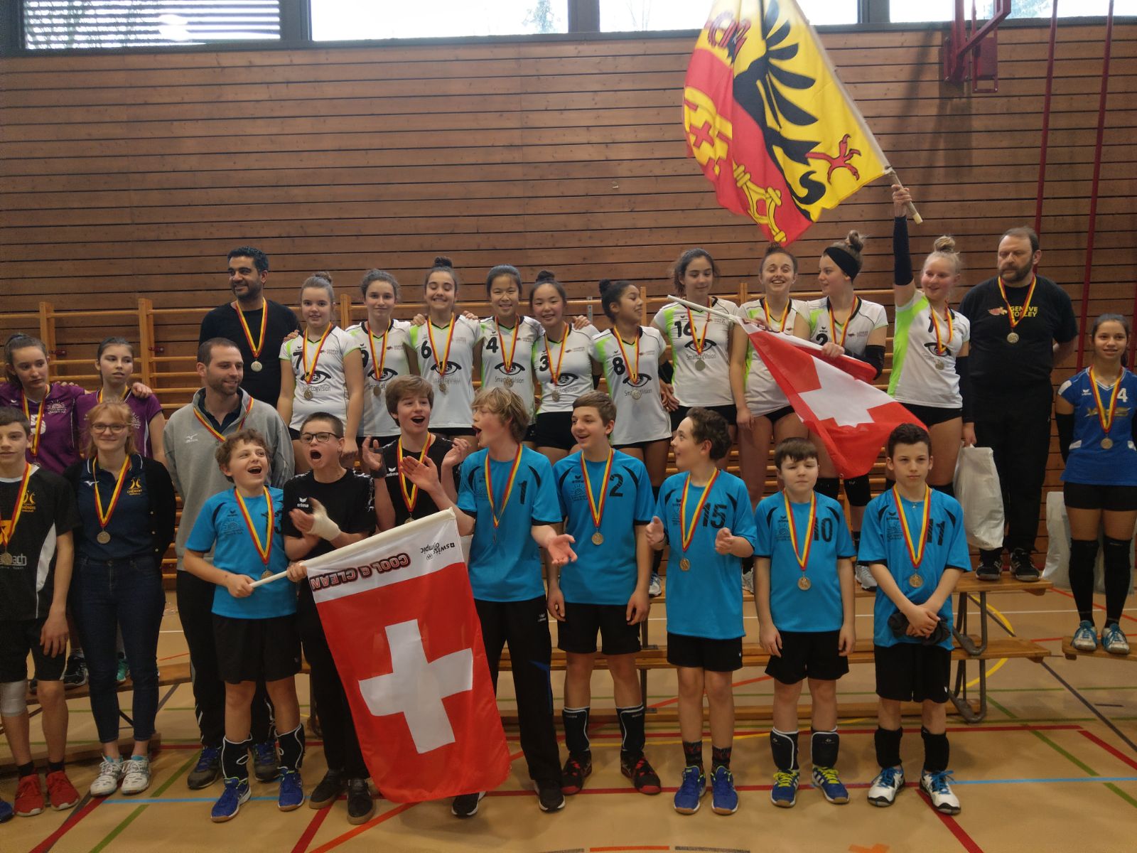 Genève Volley Champion Genevois U15 féminin !