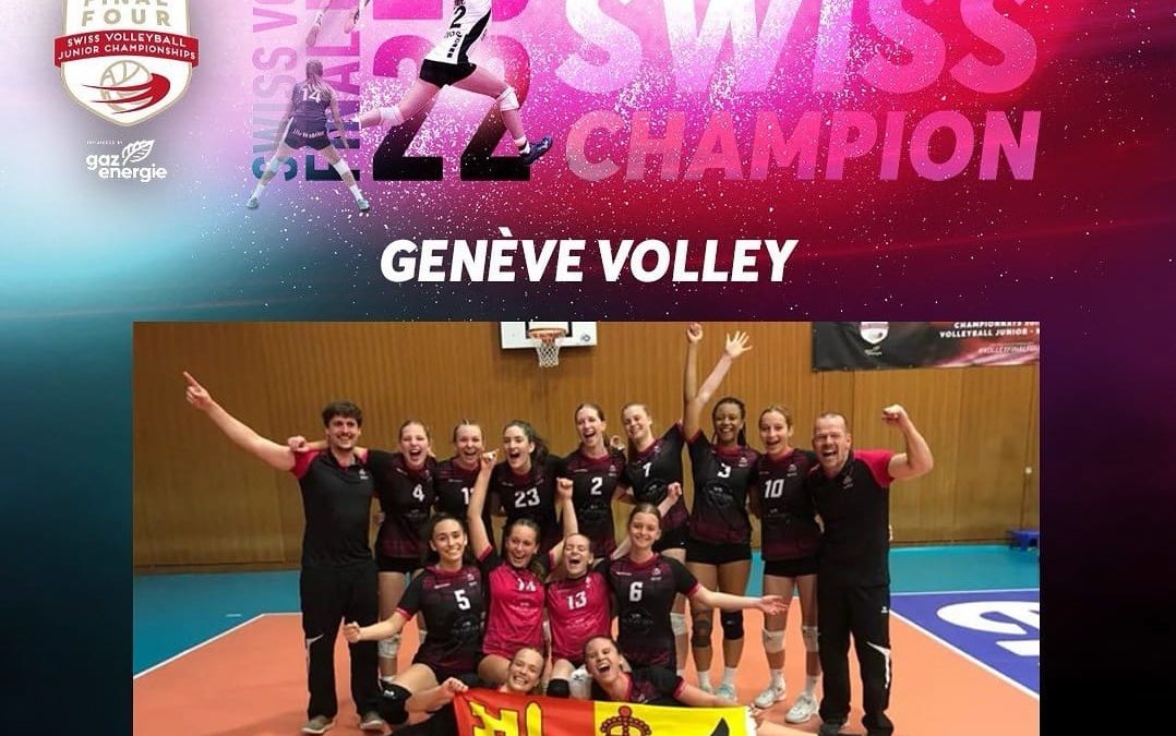 Après 19 ans d’attente… enfin un titre national pour le Genève Volley !