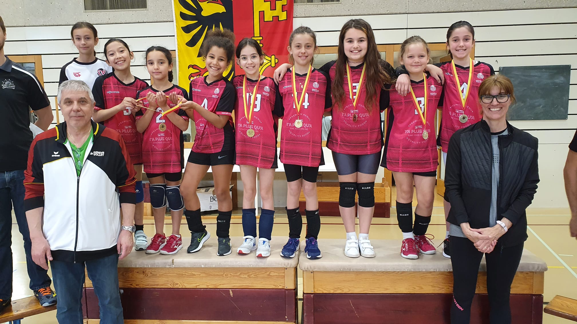 Le titre pour les U11 du Genève Volley !